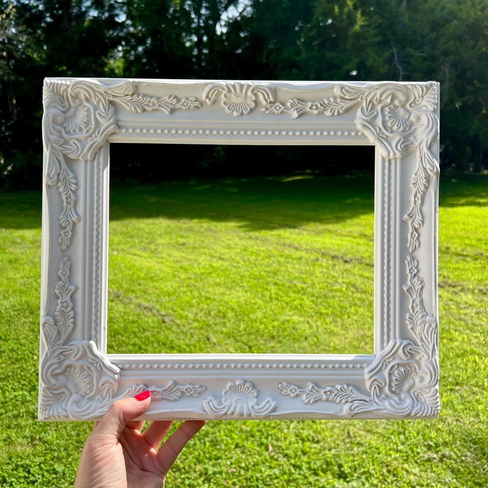 White Ornate Picture Frame 8X10 | Wall Decor